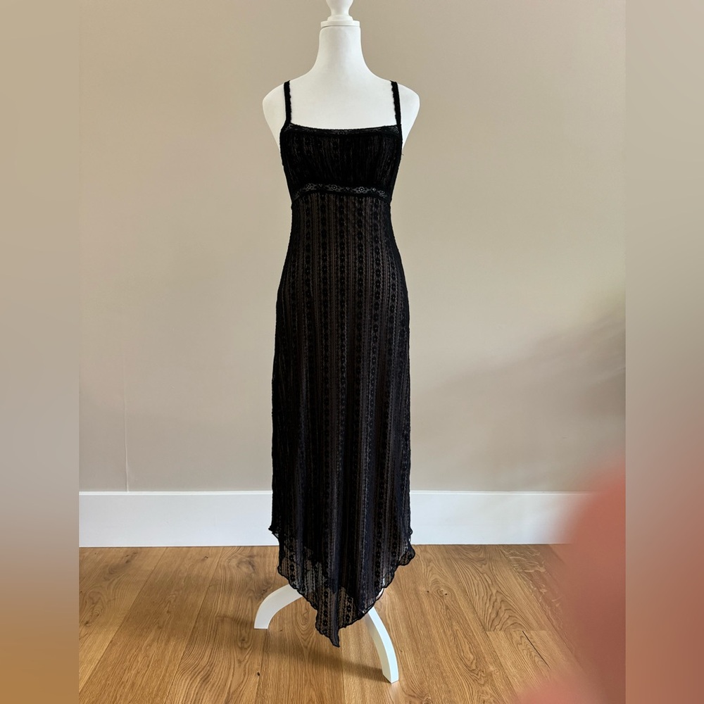 Urban Outfitters Black/Nude Lace Dress